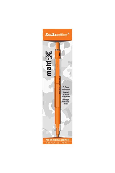 Scrikss Matrix 0.5mm Mechanical Pencil Orange - Transparent Case