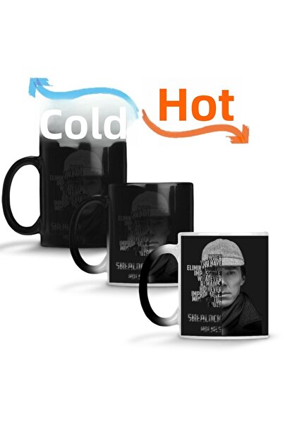 Baskı Dükkanı كوب شيرلوك السحري بورسلين