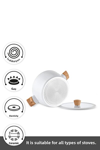 Karaca X Refika Swiss Crystal Creamy Wood Carnıyarık Pot 30 cm