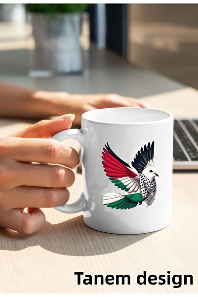 Tanem Tasarım تصميم فلسطيني - كوب كلاسيكي بنمط غزة وكودوس