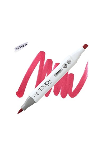 Shinhan Art Touch Twin Brush Pen: Double Sided Marker: R15 Geranium