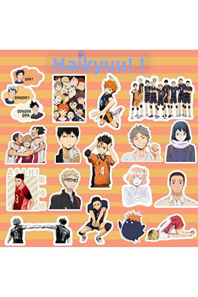 Pufidik مجموعة ملصقات Haikyuu - للكمبيوتر المحمول والكمبيوتر المحمول والهاتف ...