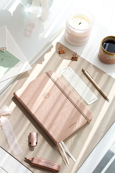 PAPERORA Caiet A5 Bullet Journal cu puncte 140 g. 80 de pagini Cappuccino