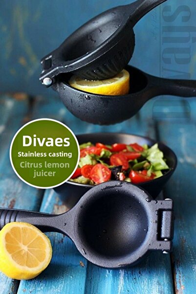 DİVAYS Practical Real Cast Stainless Citrus Lemon Squeezer