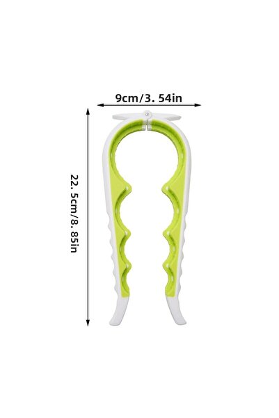 Choice فتَّاحة علب خضراء متعددة الوظائف، أربعة في واحد، فتاحة زجاجات المشروبا...