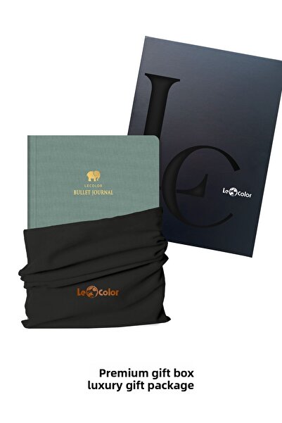 Le Color 17X24 Linen - Dotted Bullet Journal Notebook Elephant