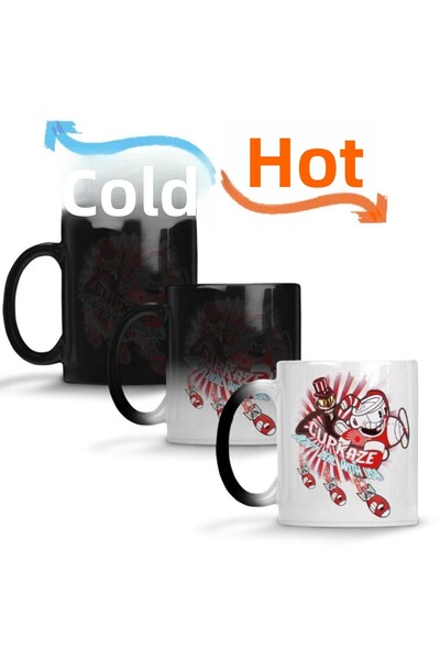Baskı Dükkanı Cupkaze Magic Mug Cup Porcelain