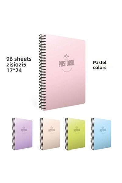 Gıpta 17*24 Pastoral Pastel Colorat Necăptușit 96 coli Caiet de 4