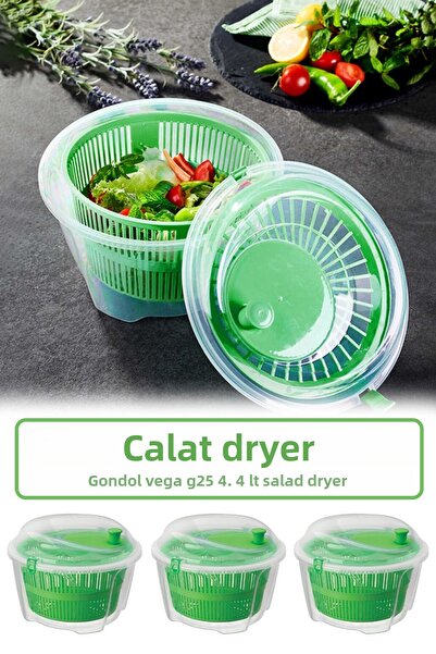 Gondol G25 Vega Plastic Salad Dryer 4.40 Lt