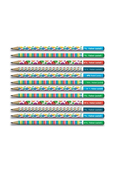 Faber Castell قلم رصاص دائري بابل 2 بي 12 عبوة (5244119222)