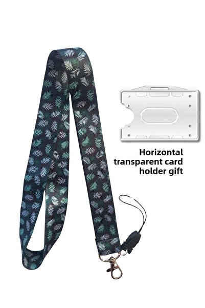 doktorbonem Fundal bleumarin Frunze verzi Curea pentru carduri Guler pentru carduri Curea pentru gât Snur Curea pentru telefon Card vertical orizontal