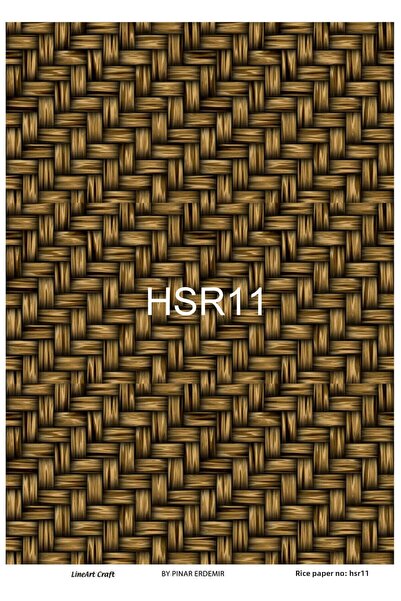 LİNEART ورق ديكوباج نحاسي Lineart رقم: HSR11 - 29x42 سم