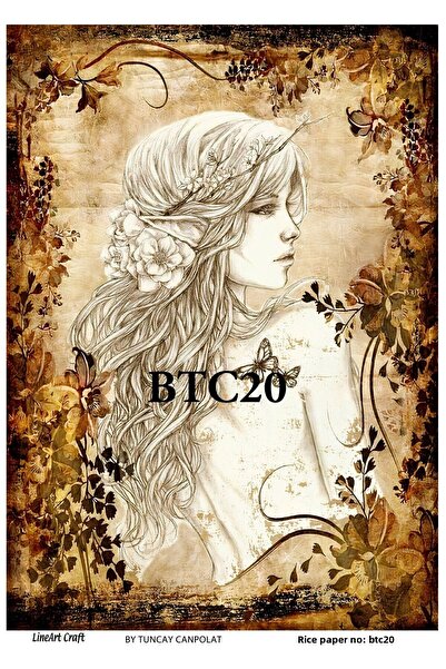 LİNEART ورق خطي منقوش بالنحاس - 29x42 BTC20