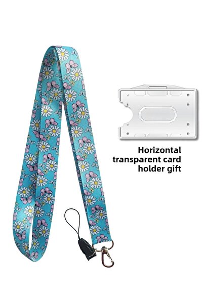 doktorbonem Model de fluture negru Fundal albastru Carte margaretă - Curea pe...