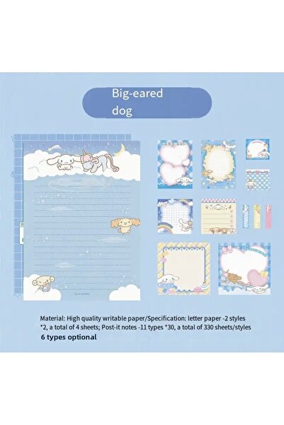 synshop Cinnamoroll Korean Japanese Stationery Office Postit Sticky Paper Set