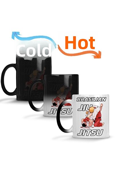 Baskı Dükkanı كوب جيو جيتسو البرازيلي جيو جيتسو 01 كوب سحري من البورسلين