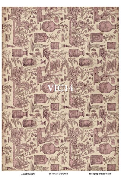 LİNEART VIC14- ورق تزيين نحاسي مقاس 29 × 42 سم