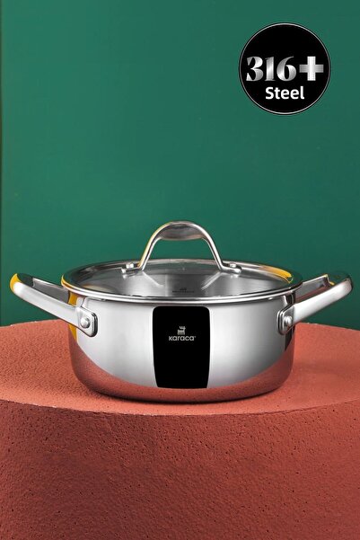 Karaca 3ply Powersteel 316 Steel Induction Base Pot 20 Cm 2,6 Lt