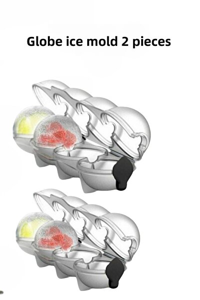 Ar Armese قالب كرة الثلج غلوب، حاوية تخزين وعرض كرة الثلج الدائرية للمشروبات ...