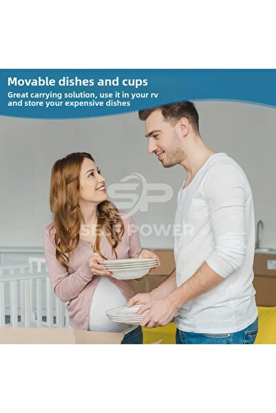 Self Power 72 Pieces Felt Plate Protector - Safe Stack Porcelain and Glassware Cooking Storage