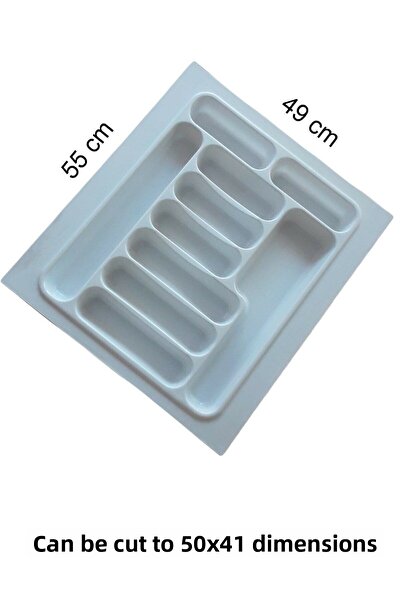 Tempo حامل ملعقة منظم أبيض T-2255 - 55x49 سم