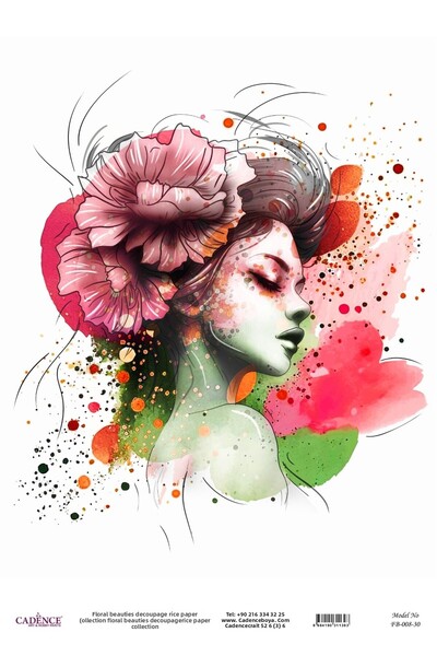 Cadence Boya ديكوباج نحاسي - FB-08 - (30x42) ديكوباج مثالي للشتاء