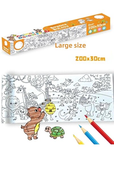 ileri grup ANIMAL PARADISA Adhesive Roll Painting Paper - 200x30 cm