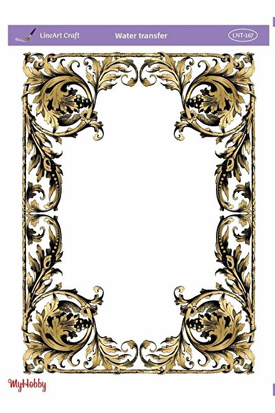 LİNEART Lineart نقل مائي أصفر ذهبي LNT167 25x35 سم