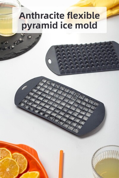 EWs Anthracite Pyramid Ice Mold(13*24*2 cm)