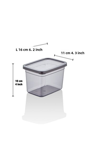 Bayev مجموعة حاويات تخزين البقوليات المدخنة سعة 12 قطعة بسعة 1.3 لتر من King