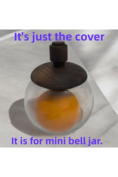 zagorwood Mini Wooden Jar Cover 7.5cm, Wooden Cover, Jar Cover