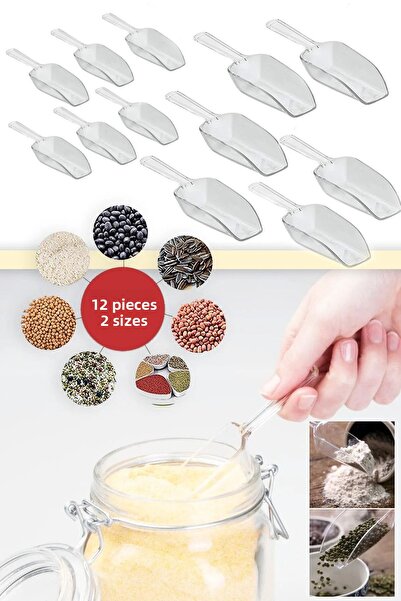 Kaşbaşı Home 12 Pack Luxury Spice Spoon| Spice and Pulses Shovel 12 Pieces 2 ...