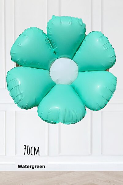 PEKSHOP بالون من رقائق ديزي باللون الأخضر المائي مقاس 70 سم