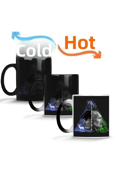 Baskı Dükkanı هاري بوتر حتى النهاية كوب سحري بورسلين