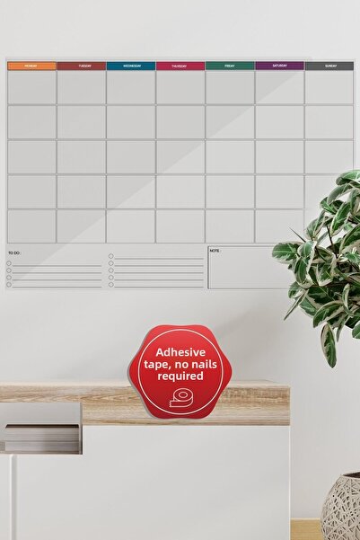 Pi Papers Planificator Smart Paper - Planificator lunar Placă cu auto-aderenț...
