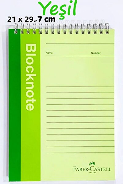 Faber Castell 80 Sheets A4 Size Unlined Metallic Color Blocknote