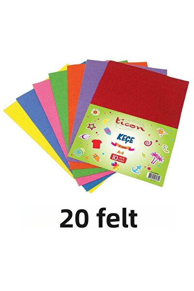 Ticon لباد تيكون مقاس A4 20*30 (20 قطعة)