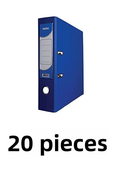 Noki 20 τμχ Μπλε φαρδύ πλαστικό φάκελο