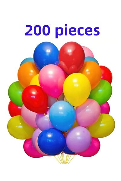 Mçb Group 200 Pieces Colorful Balloons Mixed Color Party Birthday Celebration...