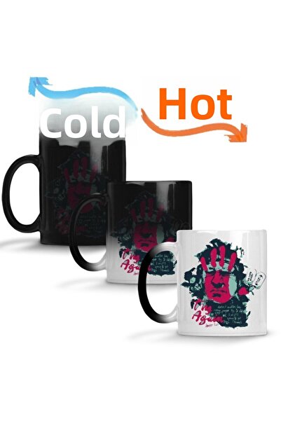 Baskı Dükkanı جرب مرة أخرى كوب الكوب السحري بورسلين