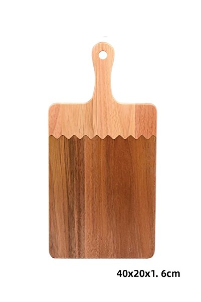 SepetçiBaba Acacia Patterned Presentation-Cutting Board Small Size - 76140