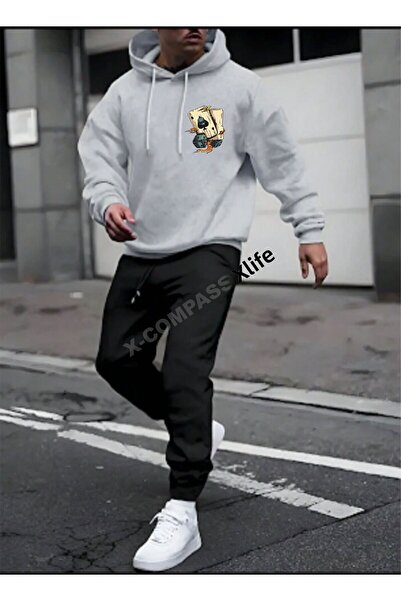 x-compass life Σετ φόρμας Unisex Hooded - Dice Print