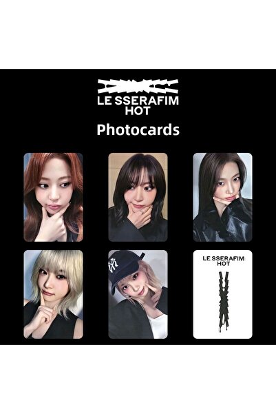 Kpop Dünyasi LE SSERAFIM "HOT" Φωτοκάρτα-σετ POB 1
