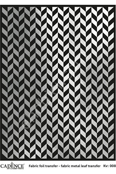 Cadence Kv-08 Cadence Fabric Foil Transfer Silver 30X42