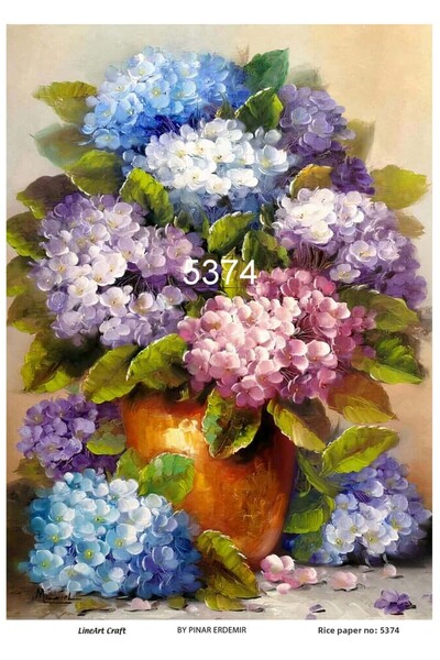 LİNEART ورق ديكوباج نحاسي Lineart 29X42 رقم: L5374