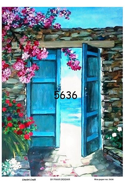 LİNEART Lineart Brass Decopage Paper No:L5636- 29X42Cm