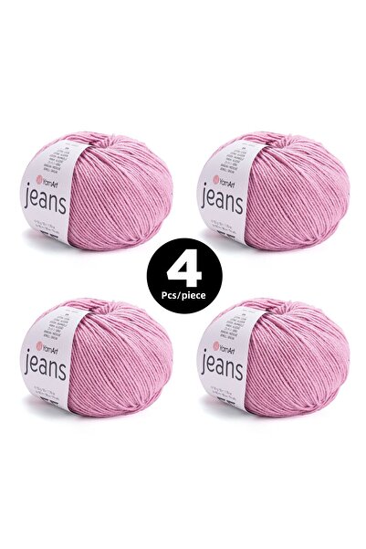 Yarnart حبل جان محبوك رقم 65 - عبوة من 4 قطع