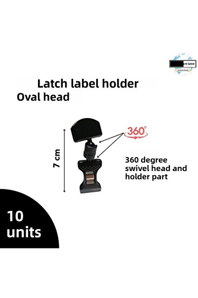 Şeffaf Etiket Suport pentru etichete cu blocare, suport practic pentru etiche...