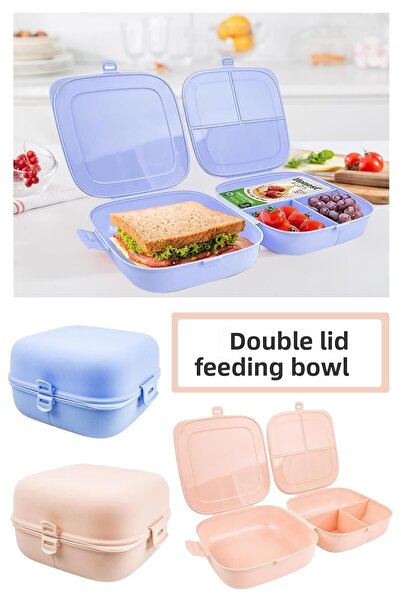 Hayveys Double Lid Feeding Bowl E-15