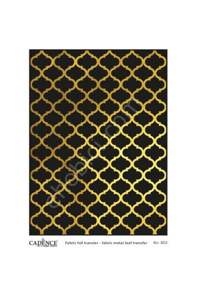 Cadence Kv-03 Cadence Fabric Foil Transfer Gold 30X42